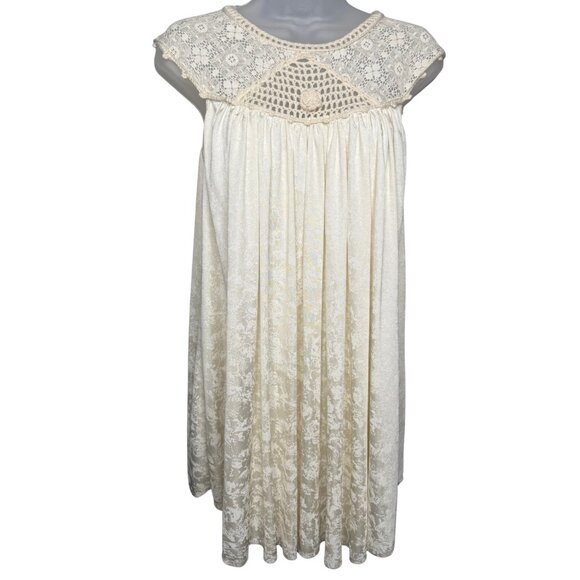 Free People Romantic Babydoll Crochet Lace Tank - Picture 2 of 6